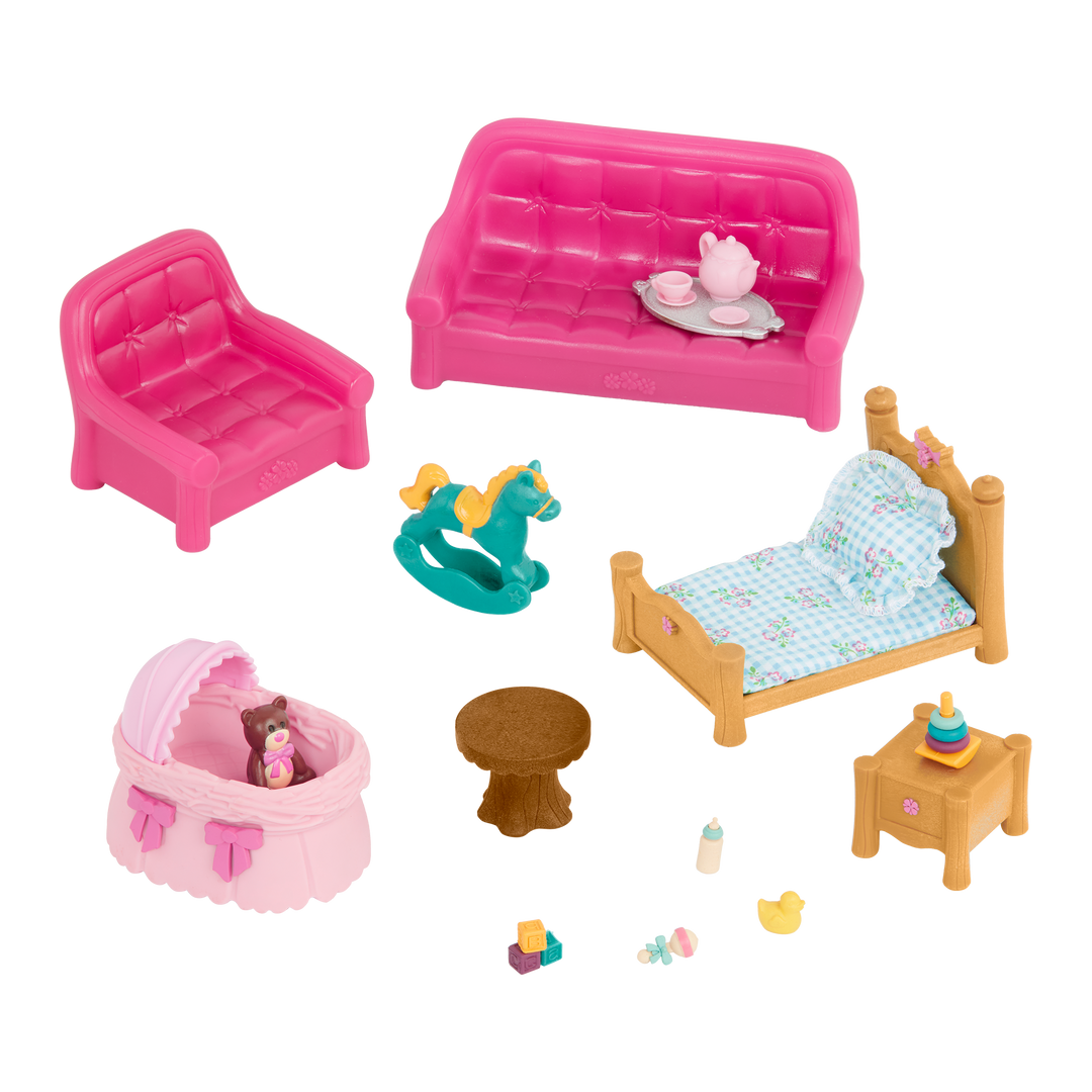 Living room and nursery playset
