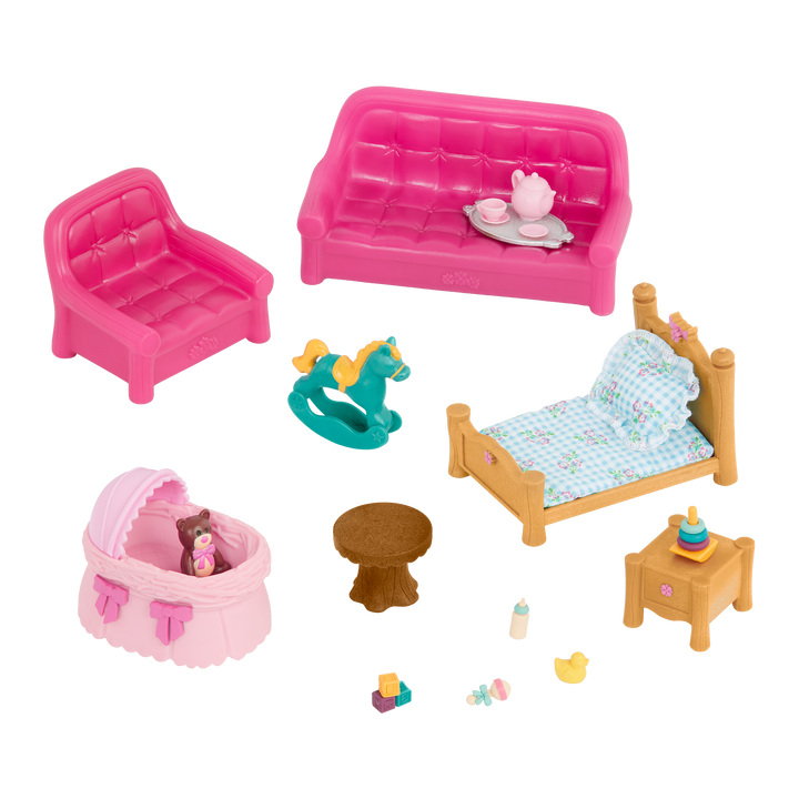 Living room and nursery playset