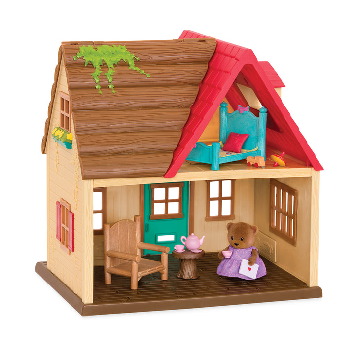 Toy House Playset with Animal Figurine