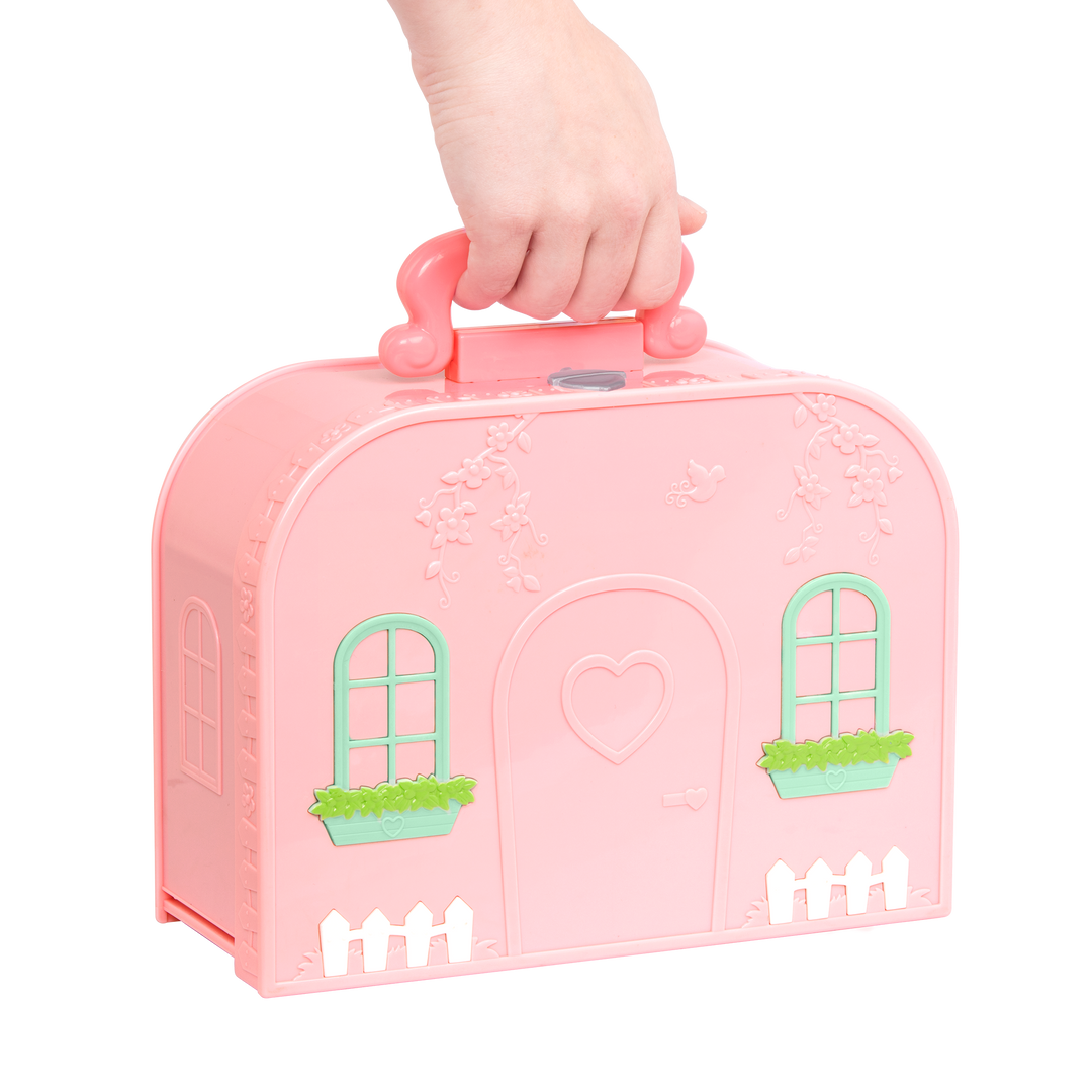 Bunkbed playset in carry case