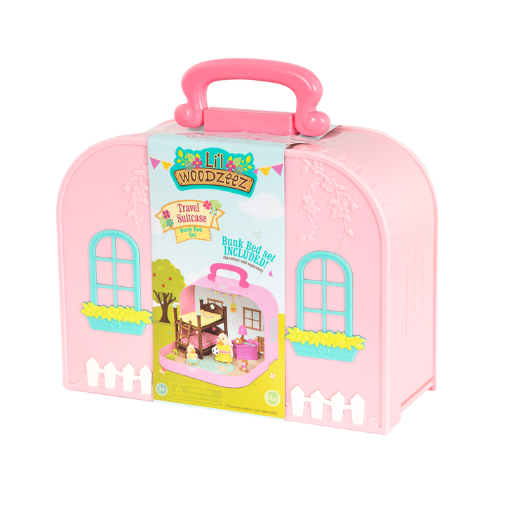 Bunkbed playset in carry case