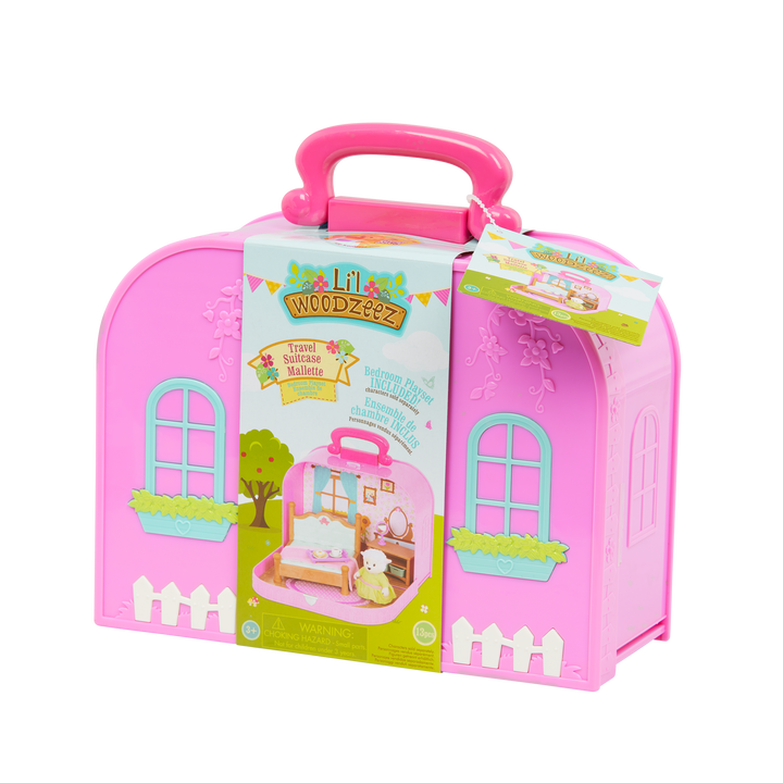 Bedroom playset in carry case