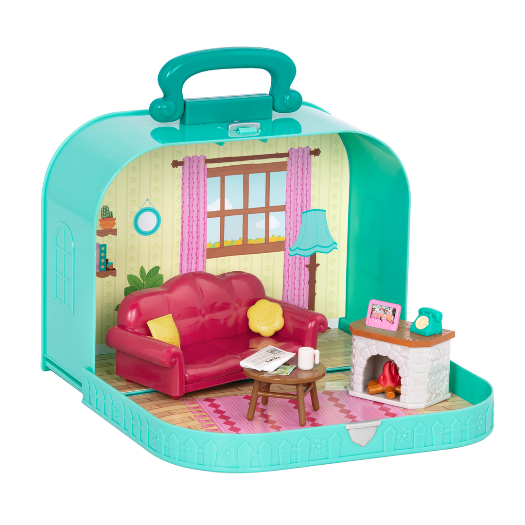Living room playset in carry case