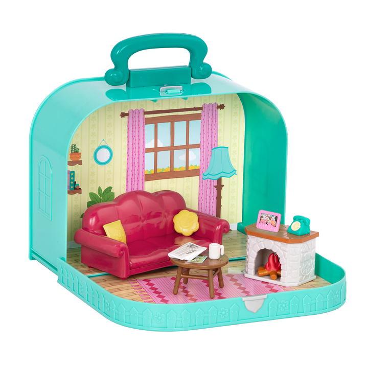 Living room playset in carry case