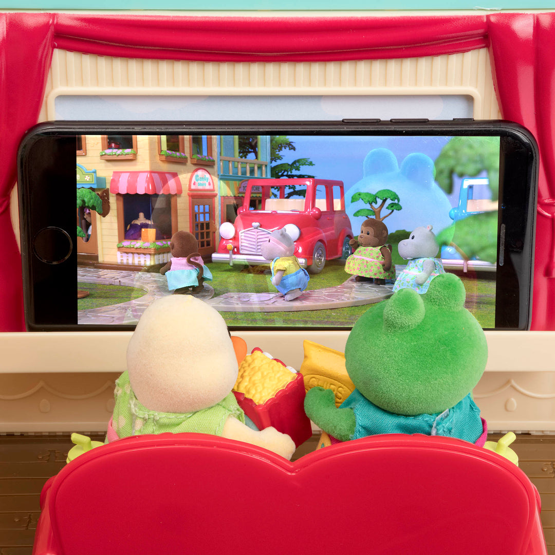 Theatre playset with animal figurines